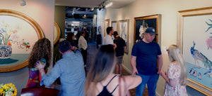 "signs and symbols of spring" reception photos (my solo show)