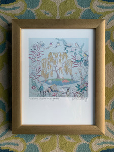 Framed Print of Welcome Children to the Garden [Heavenly Mother and the Tree of Life] (17"x17")