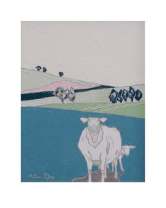 Sheep - Linocut Notecard