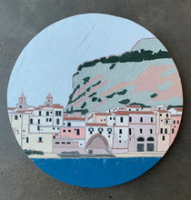 l'italiano 12" original oil landscape cefalu