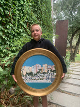 tu vuo fa 'l'americano 18" original oil landscape tropea