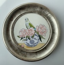 metti una sera a cena 12" original oil floral euro turtle dove
