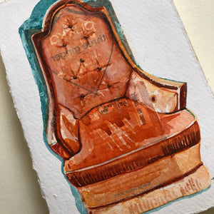 jennie traill schaeffer - “ginger seat” (5” x 7”)