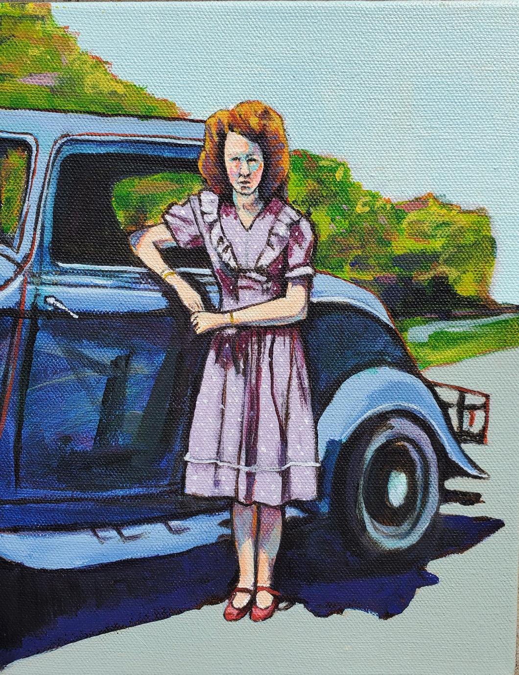 sarah maynard - “girl with car” (8 x 10”)