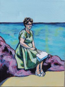 sarah maynard - “lady by the water” (6 x 8”)