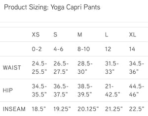 Capri Yoga Pants Bottoms