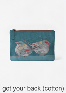 Carry-All Got Your Back (Cotton) Clutch