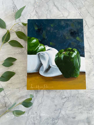 annie morgan preece - “green bells” (8 x 10”)