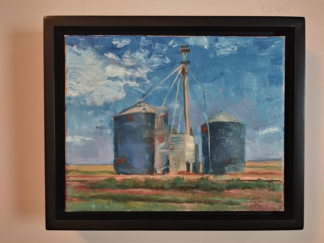 sage gallagher - “2020: the world is still beautiful: texas silos” (8 x 10”)