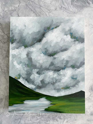 annie morgan preece - “wash away what has passed” (11 x 14”)